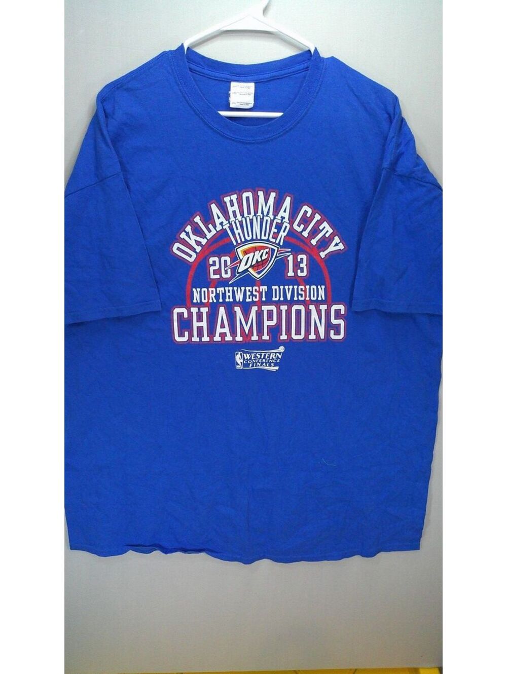 Oklahoma City Thunder 2013 Northwest Division Champions Blue